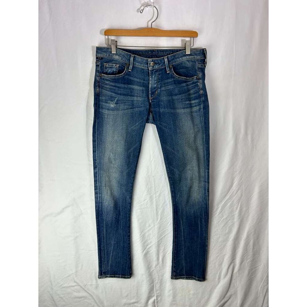 Citizens Of Humanity Women's Blue Denim Skinny Jeans Size 30